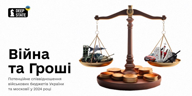 Війна та гроші: потенційне співвідношення військових бюджетів України та московії у 2024 році